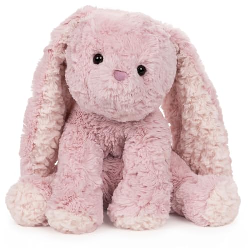 GUND Cozys Collection Bunny Stuffed Animal, Spring Decor, Plush Bunny for Ages 1 and Up, Pink, 10'