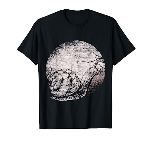 Snail Moon Nature Gift Idea Snail T-Shirt