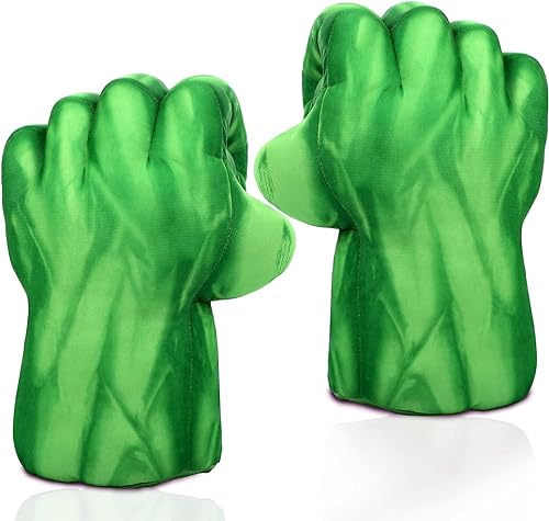 PROVAINT Gloves Hands Superhero Toys are for Dressing up and Boxing, Superhero Gloves are for Adults and Children, Green