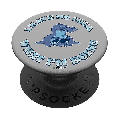 Disney Lilo & Stitch No Idea Stitch PopSockets Standard PopGrip