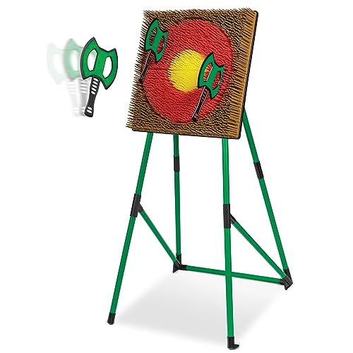 EastPoint Axe Throw Target Game Set for Indoors and Outdoors