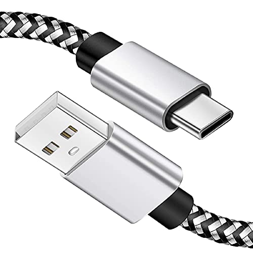 Deegotech Type C Charger 10 ft, USB C Charger Cable Fast Charging, Nylon Braided Long USB C Cable, Type C Charger Cord for Galaxy S10 S9 S8 Plus, Note9 8 A60 A50, Moto G and Other USB C Devices