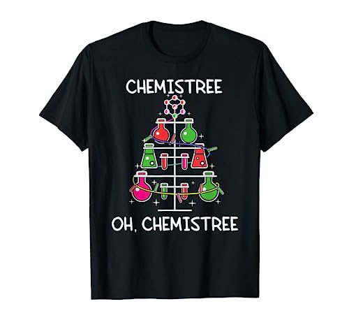 Chemistree Ugly Christmas Tree Sweater Chemistry Science Pun T-Shirt