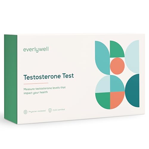 Everlywell Testosterone Test at-Home Lab Collection for Men Measures Total T Level - Accurate Results from a CLIA-Certified Lab Within Days - Ages 18+