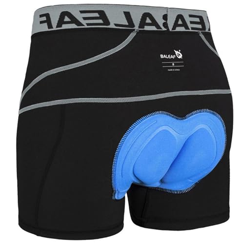 BALEAF Men's 3D Padded Bike Shorts Cycling Underwear MTB Liner Road Biking Bicycle Clothes Grey M