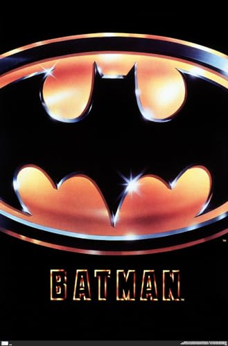 Trends International DC Comics Movie Batman (1989) - Logo One Sheet Wall Poster, 22.37' x 34.00', Premium Unframed Version