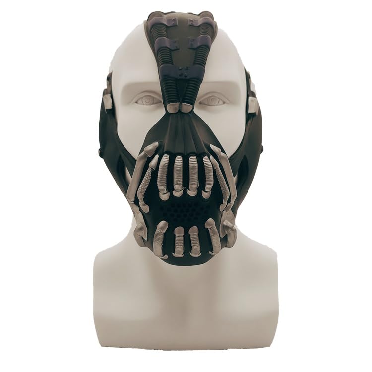 juyocmy Bane Mask The Dark Knight Rises Bane Mask Mens Cool face Helmet Cosplay For Adult Mask Halloween Props