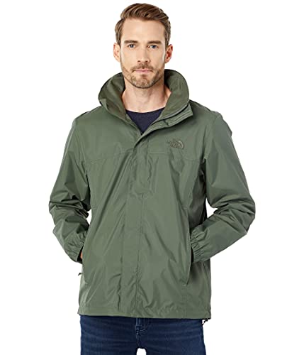 THE NORTH FACE Men's Resolve Waterproof Jacket, Thyme, Large