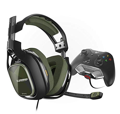 ASTRO Gaming A40 TR Headset + MixAmp M80 - Black/Olive - Xbox One (Renewed)