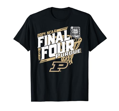 Purdue Boilermakers Final Four 2024 March Madness Net Black T-Shirt