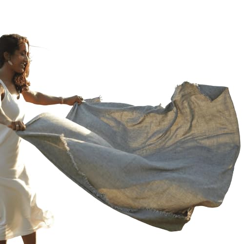 Pang Wangle Bug Repellent Tranquil Blanket with Odorless Insect Shield Technology Perfect for Picnics, Camping, Outdoors, and Travel in Handmade Khadi Cotton Soft, Light, Comfortable, and Durable.