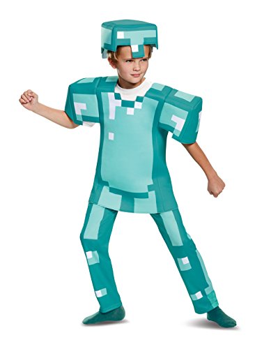 Armor Deluxe Minecraft Costume, Blue, Small (4-6)