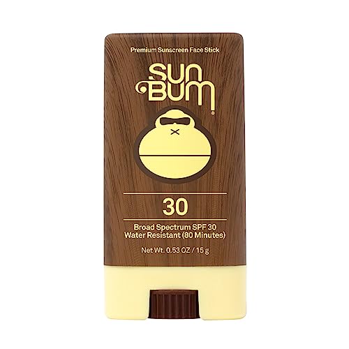 Sun Bum Original SPF 30 Sunscreen Face Stick | Vegan and Hawaii 104 Reef Act Compliant (Octinoxate & Oxybenzone Free) Broad Spectrum Moisturizing UVA/UVB Sunscreen with Vitamin E | .45 oz