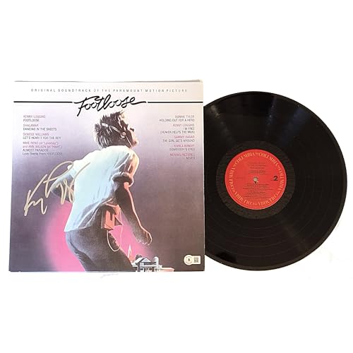 Kenny Loggins Autographed Footloose Soundtrack Vinyl Record Album with Beckett Authentication