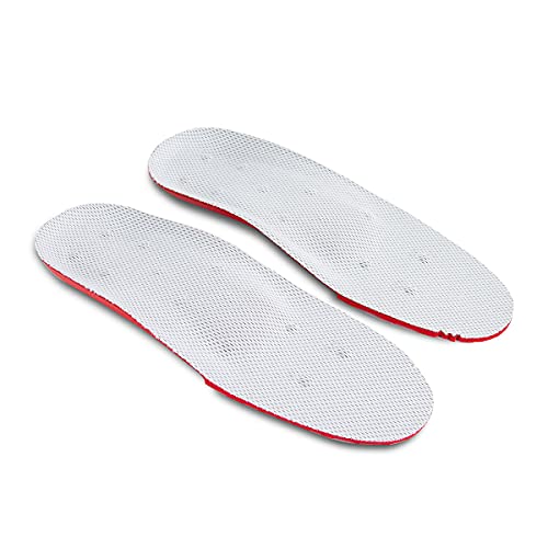 CHI Footwear High-Tech Foam Graphene Insoles with Acupressure Massaging Points and Perfect for High-Arch Feet. Relieves Foot Pain. Men's Size 10