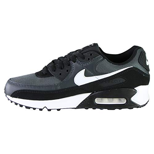 Nike Men's Shoes Air Max 90 CN8490-002 Iron Grey/Dark Smoke Grey/Black/White Size 9.5