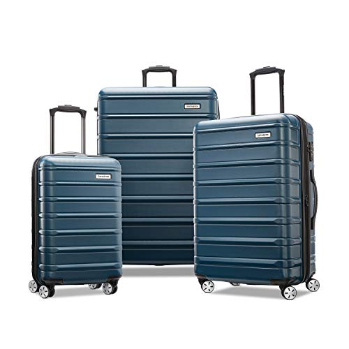 Samsonite Omni 2 Hardside Expandable Luggage with Spinners, Nova Teal, 3-Piece Set (CO/MED/LG)