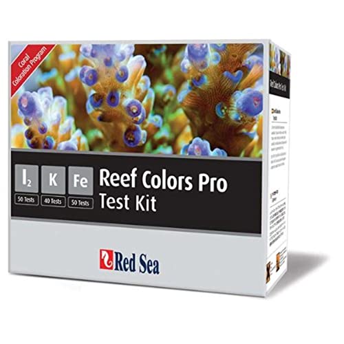 Red Sea Fish Pharm ARE21515 Saltwater Reef Color Pro Multi Test Kit for Aquarium