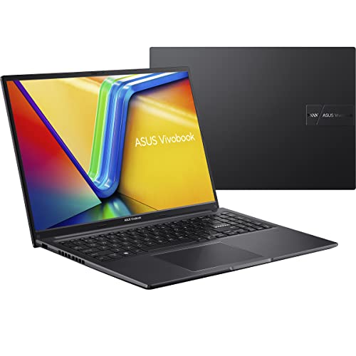 ASUS VivoBook 16 Laptop, 16” WUXGA (1920 x 1200) 16:10Display, AMD Ryzen 7 7730U CPU, AMD Radeon Graphics, 8GB RAM, 1TB SSD, Fingerprint Sensor, Windows 11 Home, Indie Black, M1605YA-ES74