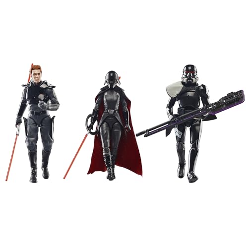 STAR WARS The Black Series Gaming Greats Second Sister, Cal Kestis, Purge Trooper, Jedi: Fallen Order 6 Inch Action Figure 3-Pack (Amazon Exclusive)