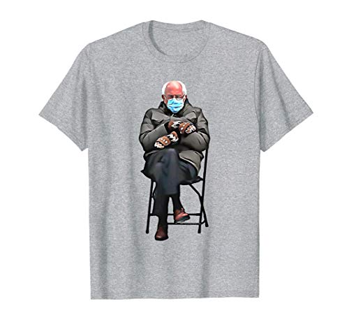 Bernie Sanders Mittens and Mask T-Shirt