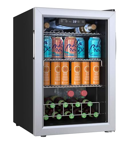 EdgeStar BWC91SS 17 Inch Wide 80 Can Capacity Extreme Cool Beverage Center