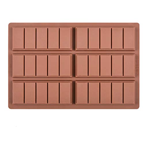 Fimary Chocolate Molds - Non-Stick Chocolate Candy Molds, Food Grade Silicone Chocolate Bar Mold for Baking, Candy, Chocolate Snacks, Create Delicious Chocolates with Ease