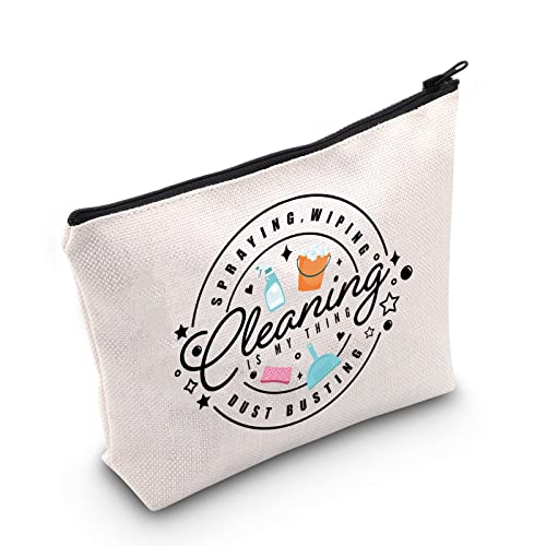 POFULL Cleaning Service Gift Housekeeper Gift Cleaning Equipment Cosmetic Bag (Cleaning bag)