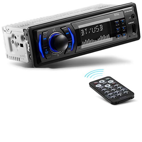 BOSS Audio Systems 616UAB Car Stereo - Single Din, Bluetooth, No CD DVD Player, AM/FM Radio Receiver, Wireless Remote Control, MP3, USB, Aux-in,