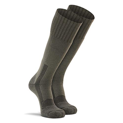 Fox River Military Wick Dry Maximum Mid Calf Boot Sock (Large/Green)