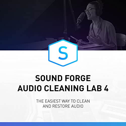 SOUND FORGE Audio Cleaning Lab 4 – The simple solution for audio cleaning & restoration | Audio Software | Music Program | for Windows 10/11 [PC Online code]