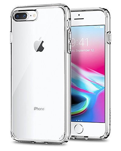 Spigen Ultra Hybrid [2nd Generation] Designed for iPhone 8 Plus Case (2017) / Designed for iPhone 7 Plus Case (2016) - Crystal Clear