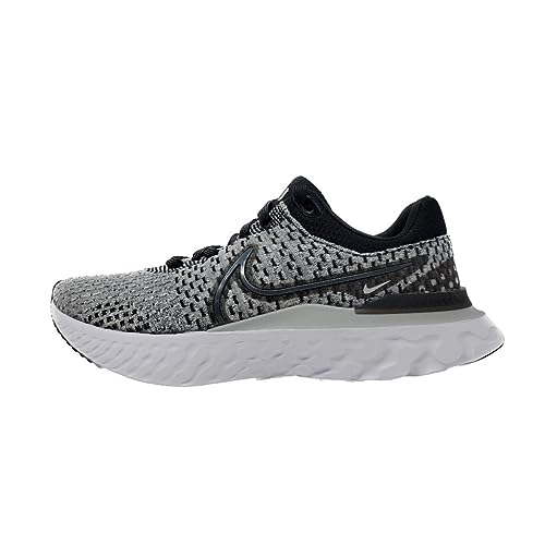 Nike Women's React Infinity Flyknit 3 Running Shoes, Black/Dk Smoke Grey-Grey Fog, 8.5 M US