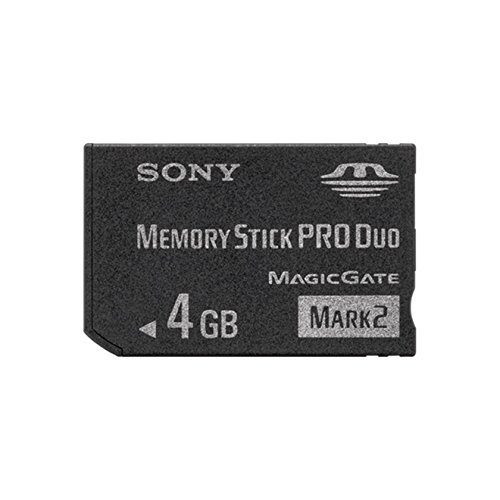 Sony Memory Stick PRO Duo (Mark 2) Memory Card 4 GB 4GB 4 Gig for Digital Camera Sony Cybershot Cyber-Shot/Alpha Series