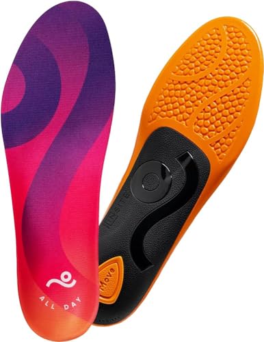 MOVE All Day Comfort Insole - Extra Plush Foam Insole for Stress Reduction on Feet, Knees, Back, Shock Absorbing, Walking, Foot Cushion, Comfort, Arch Support, and Work Boots (M11-11.5/WM12.5-13)