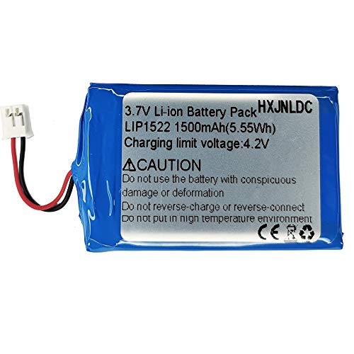 HXJNLDC 3.7V 1500mah Battery for Sony PS4 Controller Battery Replacement(CUH-ZCT1U,CUH-ZCT1E,CUH-ZCT1A,CUH-ZCT1H,2015 and Earlier Models),dualshock 4,Playstation 4,lip1522,gen 1,Old Version,Big Plug
