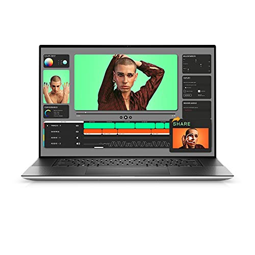 Dell XPS 17 9710 Touchscreen Laptop, 17 inch UHD+ Display - Intel Core i9-11900H, 32GB DDR4 RAM, 1TB SSD, NVIDIA GeForce RTX 3060 6GB GDDR6, Windows 10 Pro - Platinum Silver