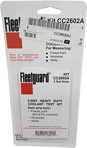 Fleetguard Coolant Analysis Test Kit CC2602A