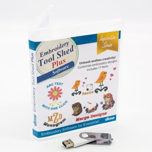 Embroidery Tool Shed PLUS - Machine Embroidery Editing Software for PC & MAC