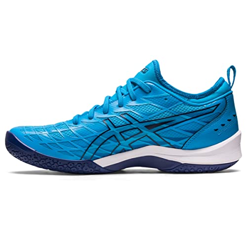 ASICS Men's Blast FlyteFoam 3 Handball Shoes, 10, Island Blue/Indigo Blue