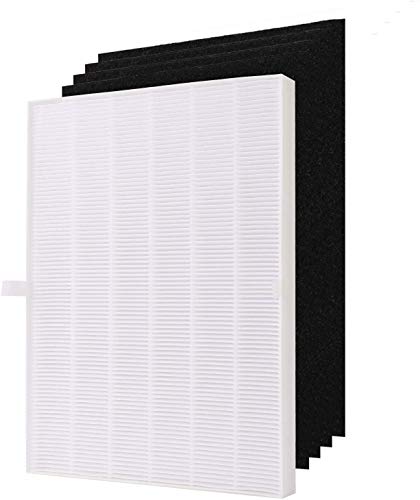 115115 Size 21 Filter A Compatible with Winix PlasmaWave Air Purifier C535, 5300, 5300-2, 6300, 6300-2, AM90, P300, True HEPA Filter with 4 Activated Carbon Filters