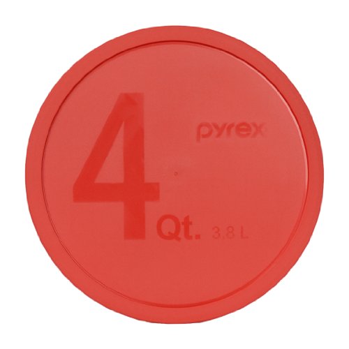 Pyrex - Red 4 Quart plastic Mixing Bowl Lid