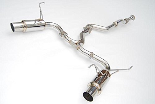 Invidia (HS11STIGTP) N1 Twin Outlet Single Layer Cat-Back Exhaust System with Stainless Steel Tip for Subaru WRX STI 4-Door