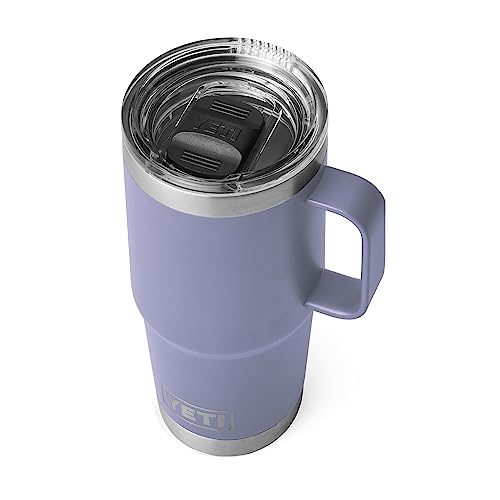 YETI Rambler 20 oz Travel Mug, Stainless Steel, Vacuum Insulated with Stronghold Lid, Cosmic Lilac