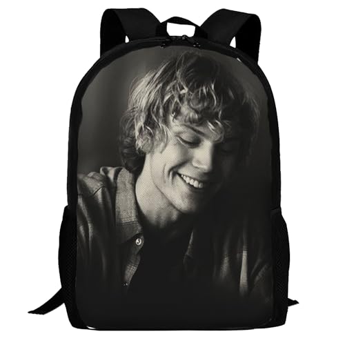 QUIROEIU Evan Actor Peters Laptop Backpack for Women and Men Lightweight Travel Backpack Casual Daypack