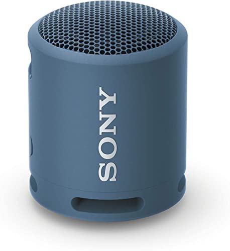 Sony SRS-XB13 EXTRA BASS Wireless Bluetooth Portable Lightweight Compact Travel Speaker, IP67 Waterproof & Durable for Outdoor, 16 Hour Battery, USB Type-C, Removable Strap, & Speakerphone, Light Blue