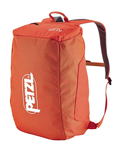 Petzl KLIFF Rope Bag - 36-Liter Rope Bag for Sport Climbing With Removable Tarp - Red