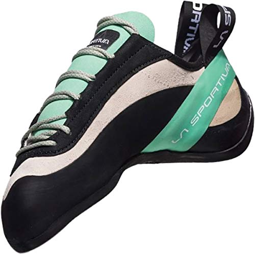 La Sportiva Miura Climbing Shoe - Women's White/Jade Green 38