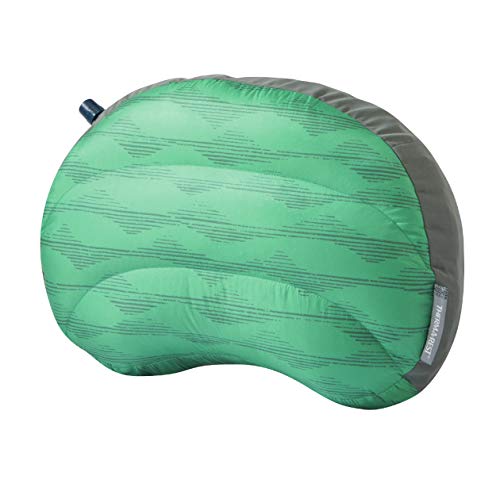 Therm-a-Rest Air Head Down Inflatable Travel Pillow, 11 Count (Pack of 1), Green Mountains