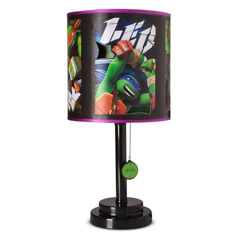 Nickelodeon Table Lamp Teenage Mutant Ninja Turtles 11.8 x 11.6 x 17.2 inches